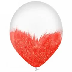 червоний з глітером Браш 12" (30 см) BELBAL