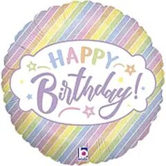 Happy Birthday, смужки різнокольорові