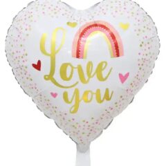 Love you пастель на білому серце кохання