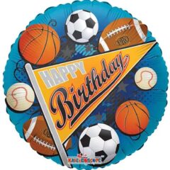 Happy Birthday  коло 18" Kaleidoscope спортивні м'ячі