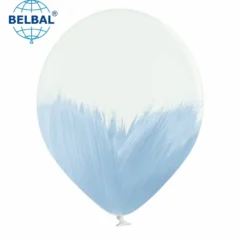 блакитний  з глітером Браш 12" (30 см) BELBAL