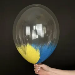 жовто-блакитний з глітером Браш 12" (30 см) BELBAL