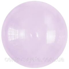 Прозора фіолетова Crystal Сlear 18"