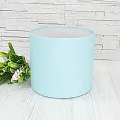 Шляпна коробка мятна 18см