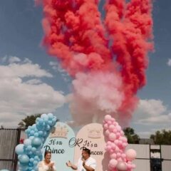 Гендер рожевий 25 залпів феерверк