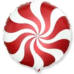 Карамелька червона коло18"