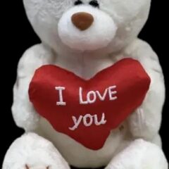 ВЕДМЕДИК ТЕДДІ З СЕРЦЕМ "I LOVE YOU" 18 СМ