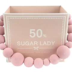 Сумка для квітів Sugar Lady рожева