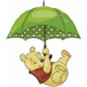 Фігура Вінні-Пух на парасольці