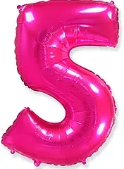5 фуксія цифра 100 см