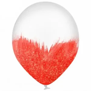червоний з глітером Браш 12" (30 см) BELBAL