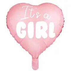 It's a girl - рожеве Серце 18" PARTY DECO