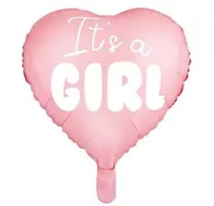 It's a girl - рожеве Серце 18" PARTY DECO