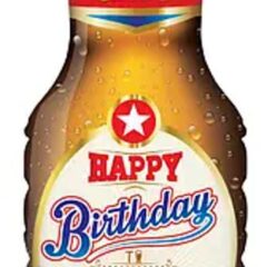 Пляшка пива - Happy Birthday
