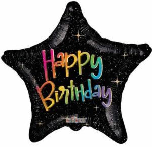 Happy birthday чорна зірка