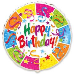 Нappy Birthday серпантин коло