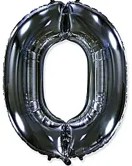0 чорна цифра (100 см) Flexmetal