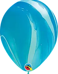 блакитна латекс агат 11" Qualatex