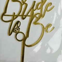 Топер Bride to Be золото