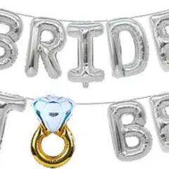Гірлянда bride to be з кабл сріб