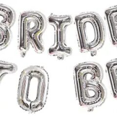Гірлянда bride to be сріб