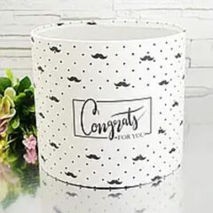 Шляпна коробка вуса(малі) 20 см