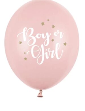 boy or girl на рожевому