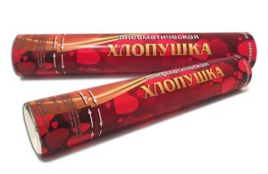 Хлопавка з серцями довжина 30 см