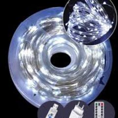 Роса на катушці 500 LED 50м прозорий провід,
