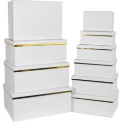 Коробка біла 10 розмір