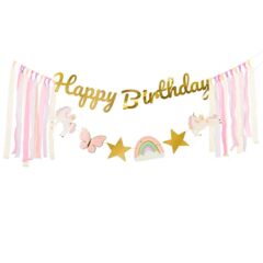 Гірлянда HAPPY BIRTHDAY єдиноріг